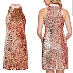 Sam Edelman Rose Gold Sequin Dress- Holiday perfect ⭐️